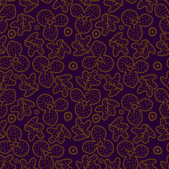 seamless pattern with flowers
