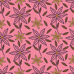 Fototapeta premium seamless floral pattern