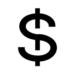 Dollar sign currency symbol finance money investment payment economy wealth usd cash business icon