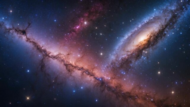 Universe filled with stars, nebula, and galaxy - a cosmic wonder