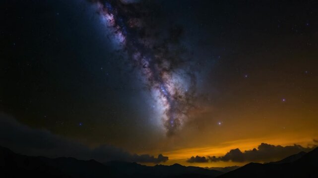 Stunning digital videograph of the Sky