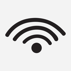  "Wi-Fi Symbol: Minimalist Connectivity Icon"
