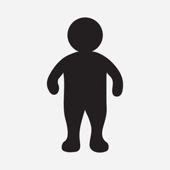 Black Child Silhouette and  Vector art