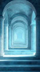 Obraz premium Ethereal Corridor of Light