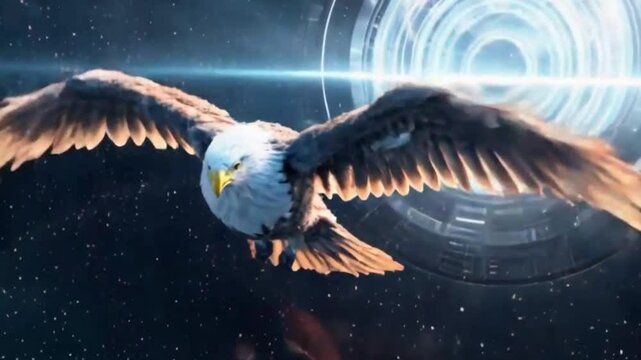Eagle of king od sky, ai generative