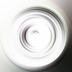 Colorful radial motion effect. Abstract rounded background. Color curves and sphere.