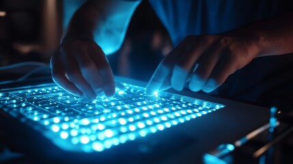 IT technician fixing desktop computer
