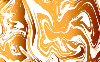 Abstract Marble texture with golden effect  liquid flow. Fluid, organic movement with smooth, paint-like lines with ink acrylic flow. Marbling splash with stone texture with Colorful geometric swirl