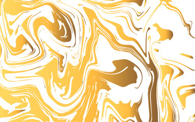 Abstract Marble texture with golden effect  liquid flow. Fluid, organic movement with smooth, paint-like lines with ink acrylic flow. Marbling splash with stone texture with Colorful geometric swirl