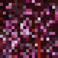 Colorful abstract mosaic background. Pixel effect. Camo and camouflage.