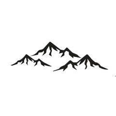 mountain, vector, snow, winter, landscape, illustration, christmas, tree, nature, mountains, hill, sky, forest, peak, trees, icon, cold, rock, design, silhouette, holiday, symbol, travel, night, drawi