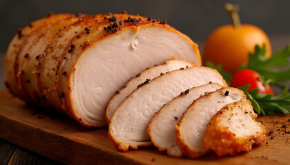 Smoked turkey breast, thinly sliced 