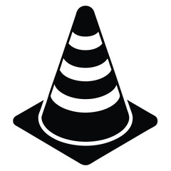 traffic cone vector