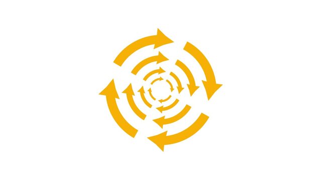 Reload symbol, update, circle arrow, refresh, reload animation.4k animation. Reload symbol. reload icon animation