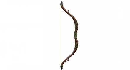 Classic longbow profile view