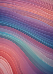 Obraz premium Abstract Flowing Colorful Lines