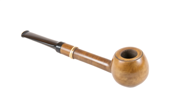 tobacco pipe isolated on white background PNG