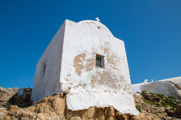 Mykonos old city Church of Panagia Paraportiani Mykonos Island South Aegean Region (Südliche...