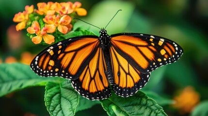 Naklejka premium Lepidoptera (Butterflies & Moths) - Includes monarch butterflies and silk moths.