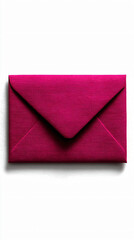 Single, vibrant colored flap isolated on a pure blanched desktop