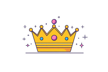 a cartoon of a crown