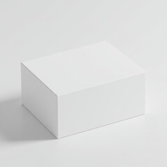 Square box mockup for product presentation