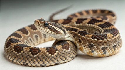 Obraz premium Carpet Viper on studio background