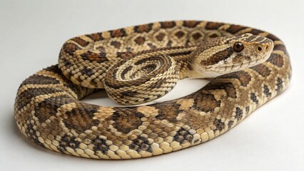 Obraz premium Carpet Viper on studio background