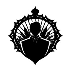Fototapeta premium Wall Art silhouette vector