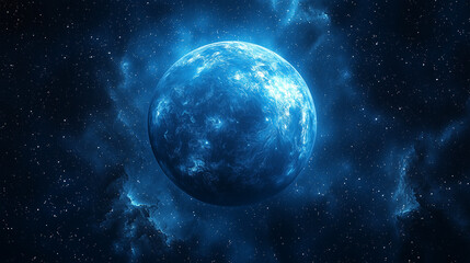 Epic cosmic galaxy with glowing nebula and stars, deep space universe background, science fiction astronomy concept, infinite cosmos, futuristic and mystical atmosphere