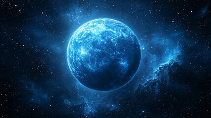 Epic cosmic galaxy with glowing nebula and stars, deep space universe background, science fiction astronomy concept, infinite cosmos, futuristic and mystical atmosphere