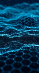 Digital Ocean's Deep Blue Heart AI Generated