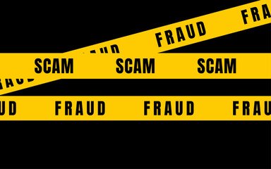 Caution tape warning vector illustration with yellow and black hazard stripes. Ideal for safety signage, construction zones, restricted areas, or alert graphics in Graphic Design and editorial design.