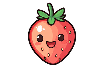 a cartoon of a strawberry