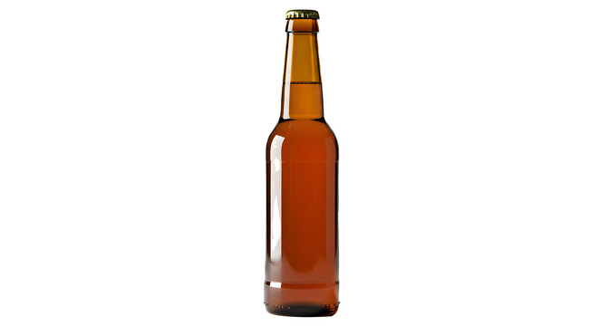 Beer Bottle Transparent PNG, White Background