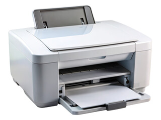 Modern white office printer for printing documents and high quality images