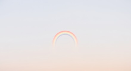 Pastel rainbow sky background