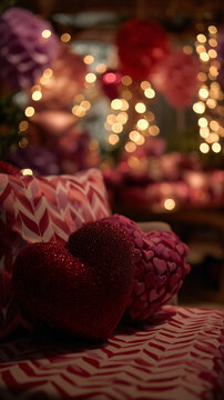 Valentine&rsquo;s daylight display with gifts and spunk perfect for a personal message
