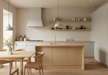 Modern kitchen interior with window kitchen house