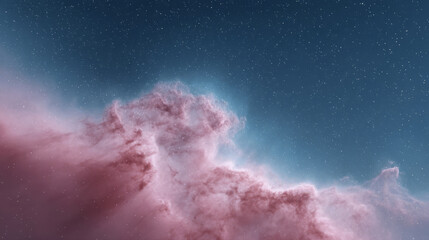 Glowing nebulous tapestry unfurls in celestial ballet, invoking Starry Night revelry and World Space Week wonder, ethereal cosmos whispers