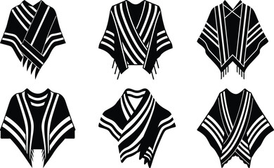 Tallit silhouette vector