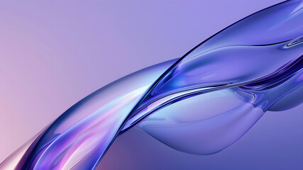Abstract holographic wave background shining blue glass liquid motion video blue liquid flowing banner blue liquid texture wallpaper purple liquid flow background 3D liquid poster image