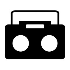 boombox silhouette 