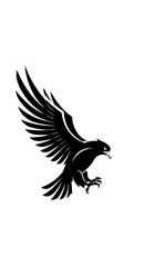 Fototapeta premium Apex Predator's Descent AI Generated