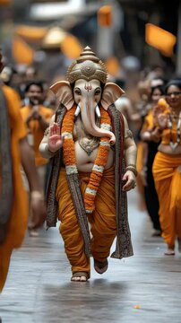 Gajanan spiritual role: Dharma god, wisdom path, divine symbol, learning light, festival spirit, Vighneshvara rule, diaspora chant, Jayanti moment, Singapore temple, Dhumraketu smoke, holy tradition.