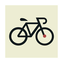 Fototapeta premium Cycling Logo Design for Biking and Fitness Brands