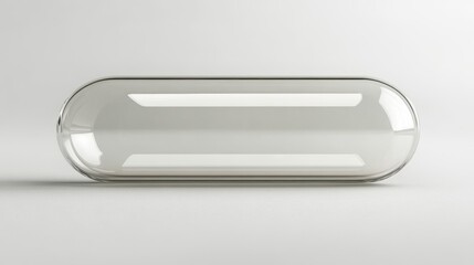 Fototapeta premium Transparent plastic is used in the design of this modern paperclip to provide versatility in its use