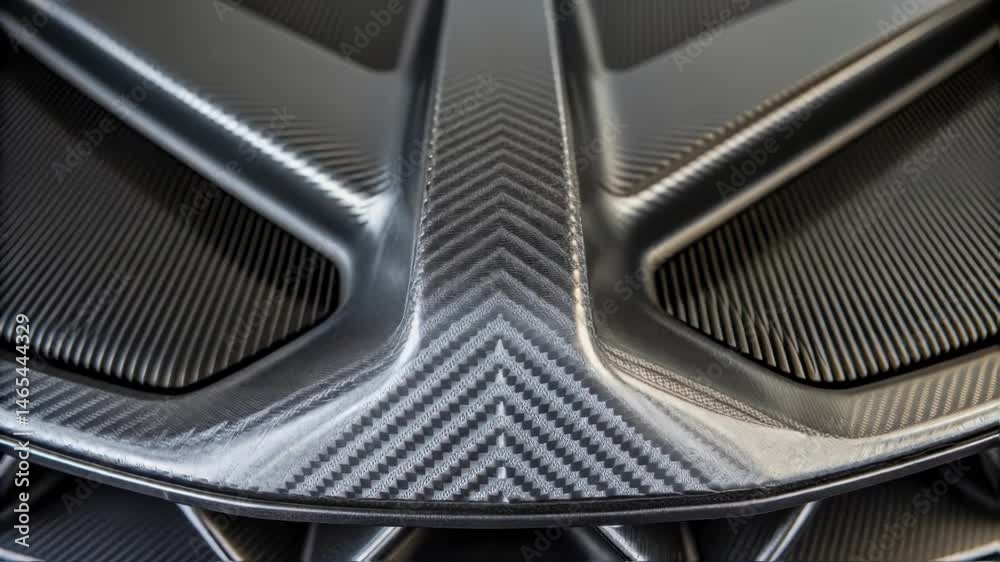 Aufkleber A closeup of the edges of a composite part reveals the fine detailing and precision s reflecting advanced machining techniques used in its production.