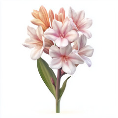 Naklejka premium Tuberose watercolor style, isolated on white background