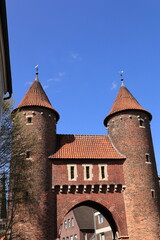 Fototapeta premium Historisches Bauwerk im Zentrum der Stadt Dülmen im Münsterland